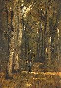 Laszlo Paal In the Forest of Fontainebleau Spain oil painting artist